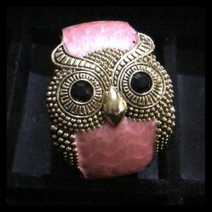 Pink Owl Bracelet